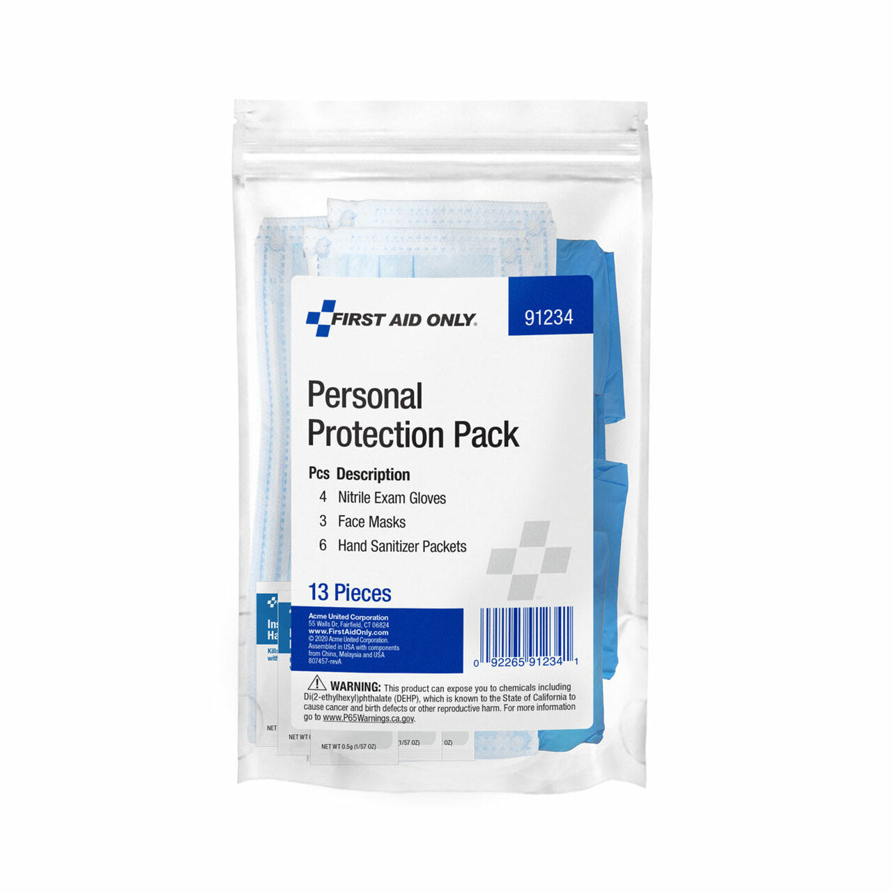 First Aid Only Personal Protection Pack (Case of 24)