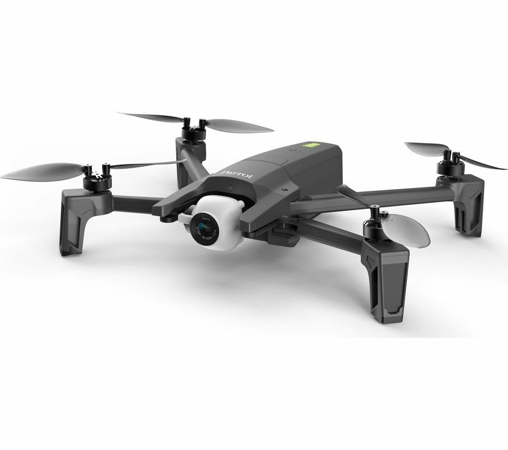 Parrot PF728020 ANAFI Drone Extended Foldable Quadcopter 4K HDR Camera with a 180° Vertical Swivel Camera  Dark Grey New