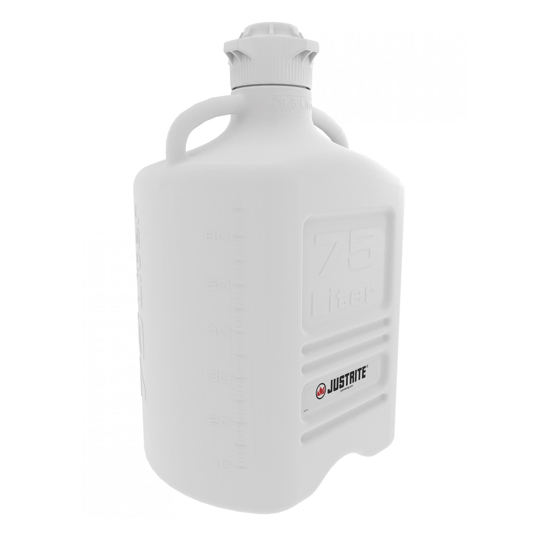 Justrite Carboy, High-Density Polyethylene (HDPE), 120 mm Cap