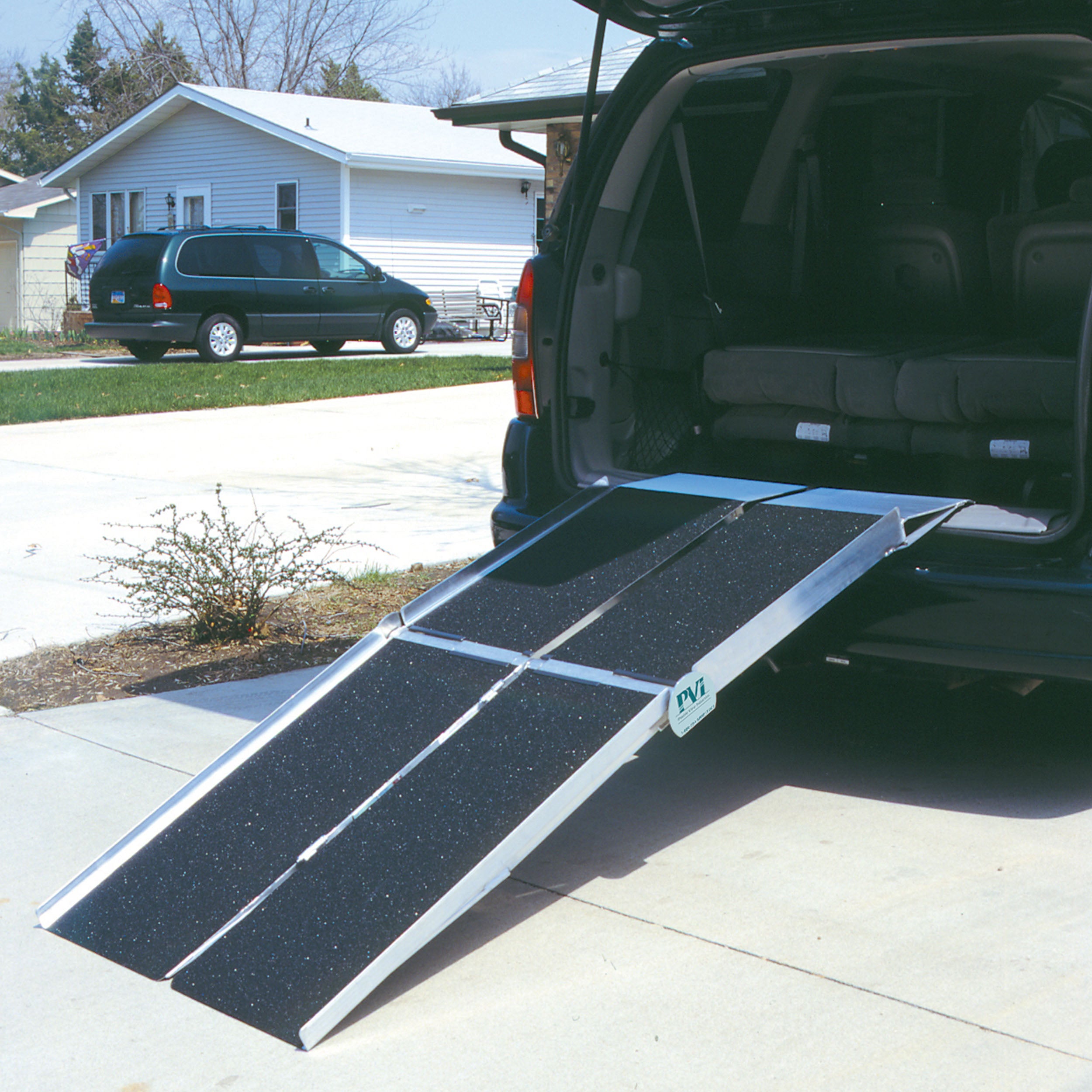 PVI Ramps Multifold Reach Wheelchair Ramp with Extended Lip