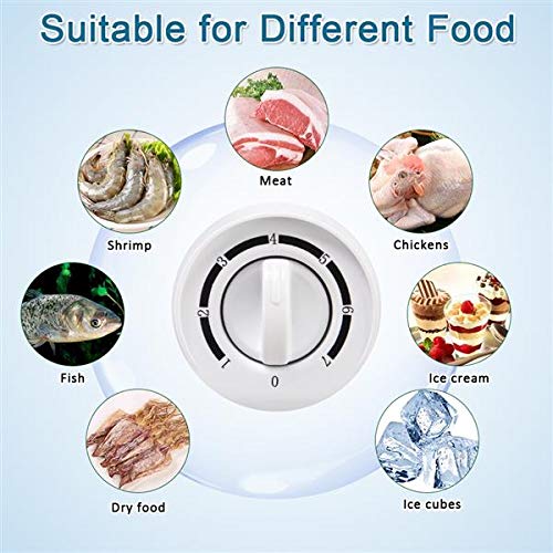 ZOKOP Upright Freezer,5.0 Cu Ft Compact Deep Freezer,Balanced Hinge-Style Door Mini Freezer,Adjustable Thermostat,Low Noise & Energy Saving,Ideal for Home/Kitchen/Office