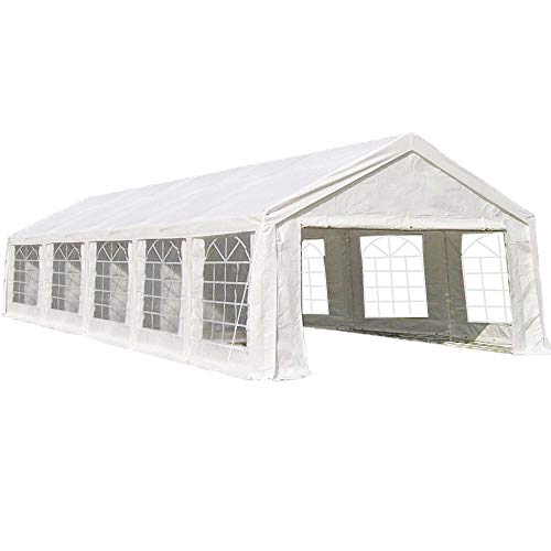 Quictent 16' X 32' /5M X 10M Heavy Duty Carport Party Wedding Tent Canopy Gazebo Car Shelter with Carry Bags