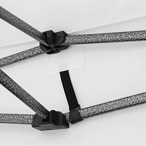 Leisurelife 100% Waterproof Pop-up Canopy Tent 10x20ft with Sand Bags, Waterproof Folding Commercial Gazebo Party Tent, PVC, White