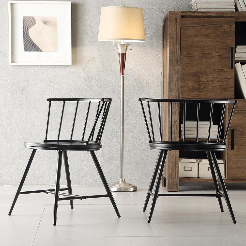 Truman Low Back Windsor Dining Chair (Set of 2)