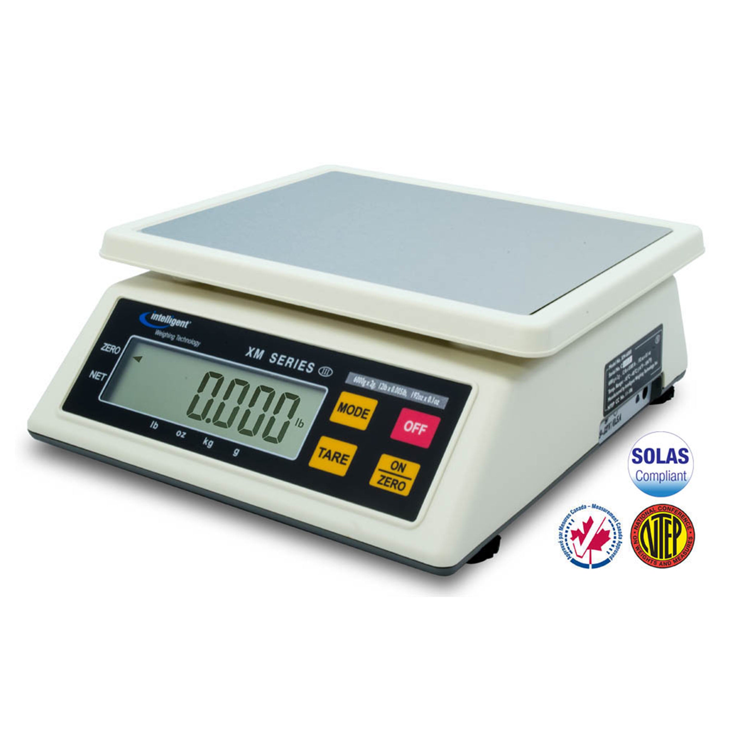 Intelligent Weighing Technology XM-3000 Bench Scale, 6 lb x 0.002 lb, NTEP, Class III