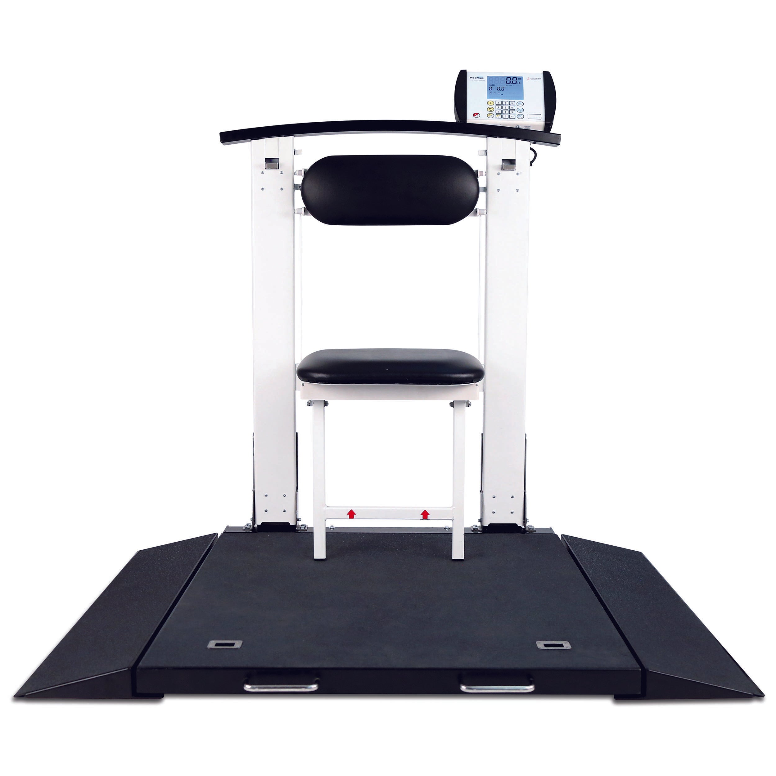 Detecto 6570 Portable Wheelchair Scale with Handrail and Seat