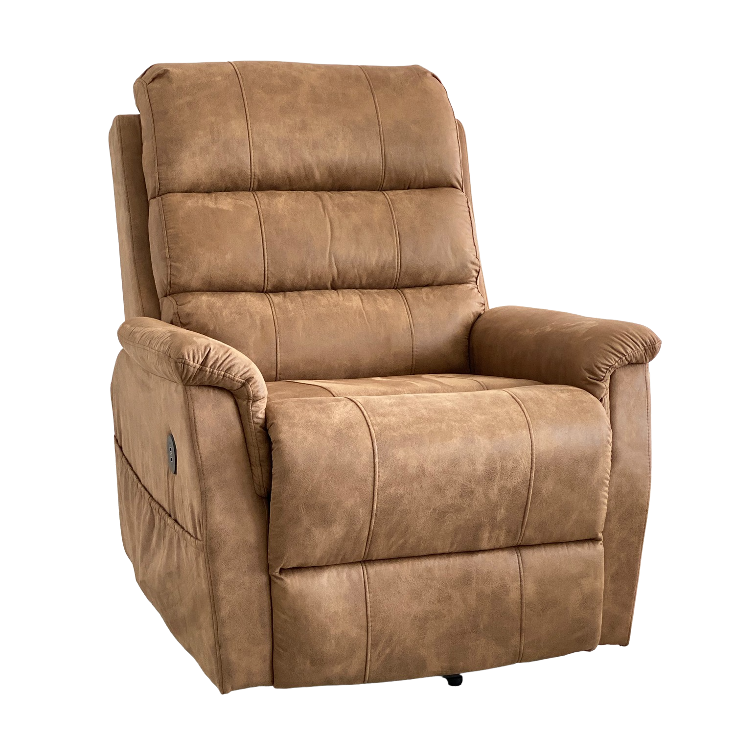 Lifesmart Power Lie Flat Lift Chair Recliner with Massage and Heat New