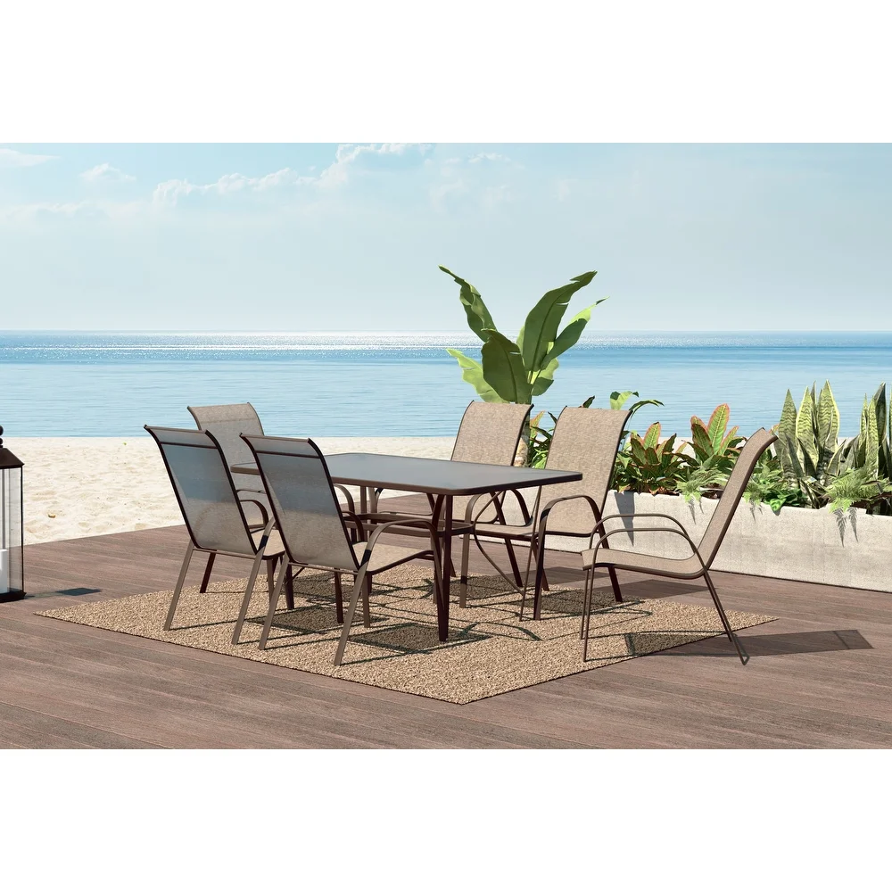 7 Pcs Patio Dining Set