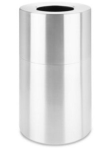 Lobby Receptacle - 35 Gallon, Satin