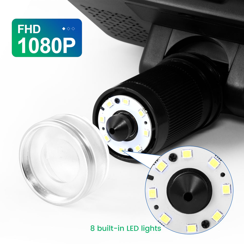 Andonstar AD208 8.5 Inch Display 1080P PCB Repair Soldering Digital Microscope and Coin Inspection Microscope New