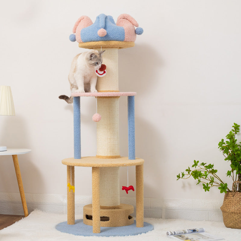Funny Clown Cat Tree