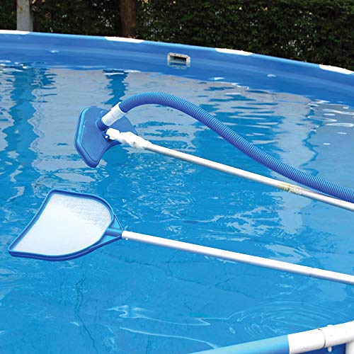 Blue Wave NB19791 18-ft Round 52-in Deep Active Frame Package Above Ground Swimming Pool with Cover, x