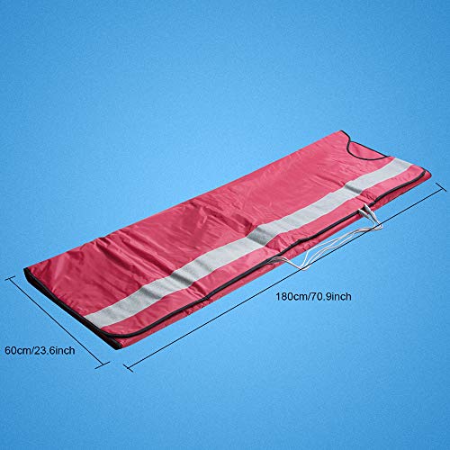 Carejoy Sauna Blanket Upgrated Tourmaline 3 Zones Jade Far-Infrared Body Shaping Sauna Blanket Health Wicking and Dehumidification Sweat Steaming Blanket （32 Jade Stones and 64 Germanium Stones）