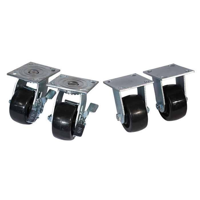 Justrite Swivel Caster Set For Gas Cylinder Carts
