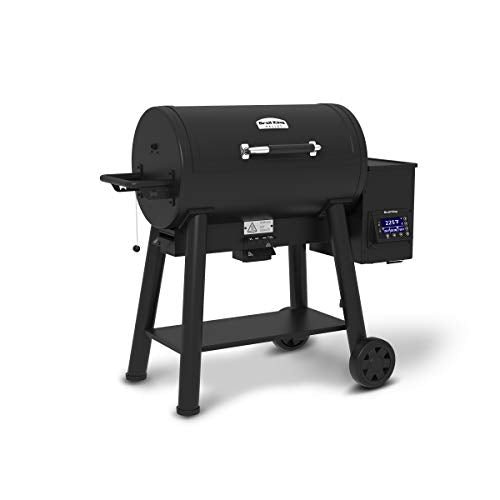 Broil King 494051 Crown 500 Pellet Grill, 800 sq. in, Black