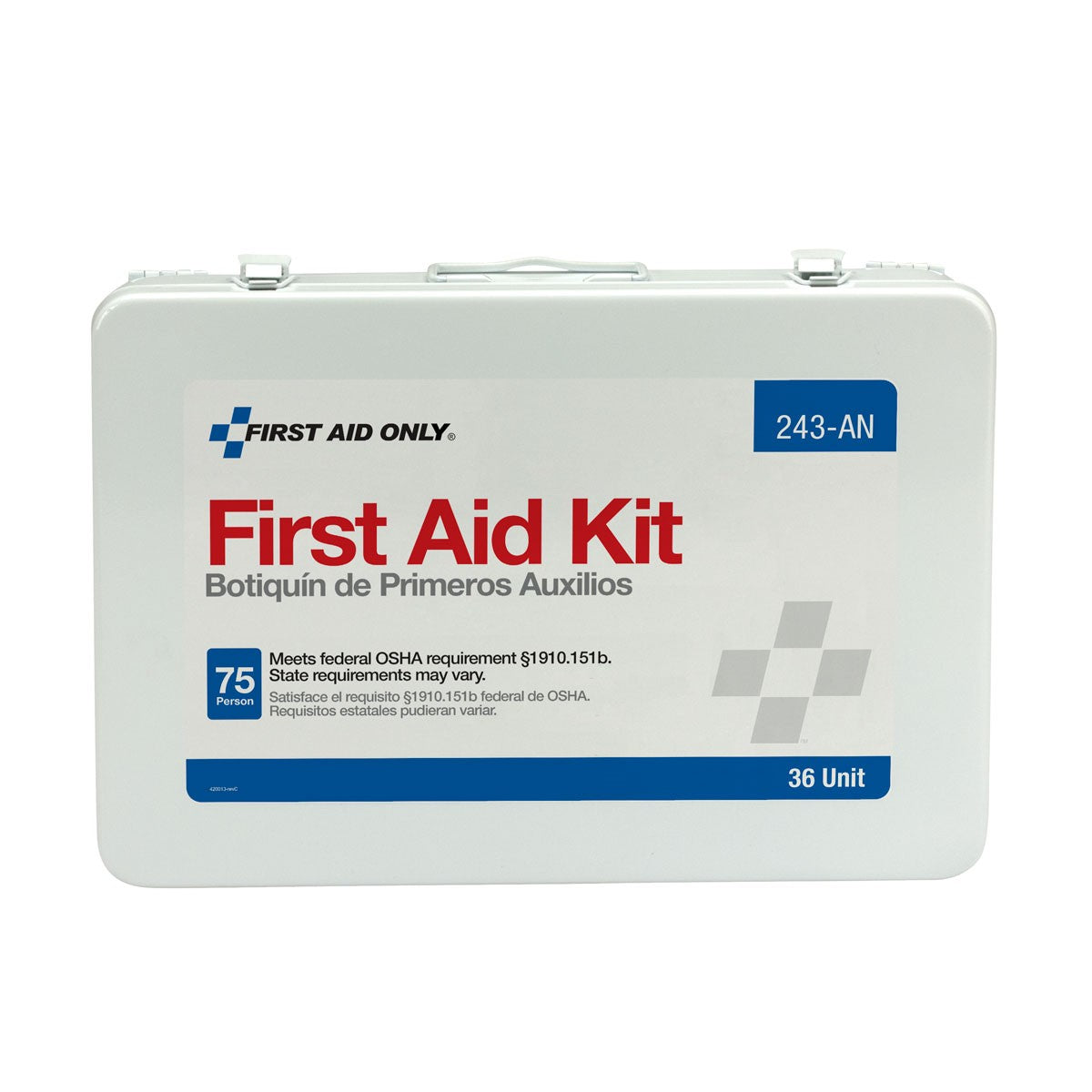 First Aid Only 36 Unit First Aid Kit, Metal Case (2 per order)
