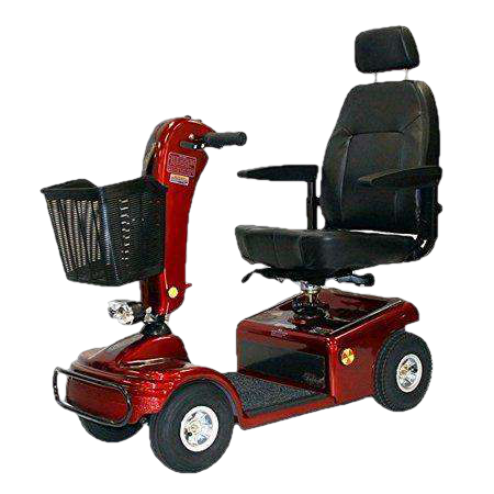 Shoprider 888B-4 Sunrunner 4-Wheel Mobility Scooter New Burgundy