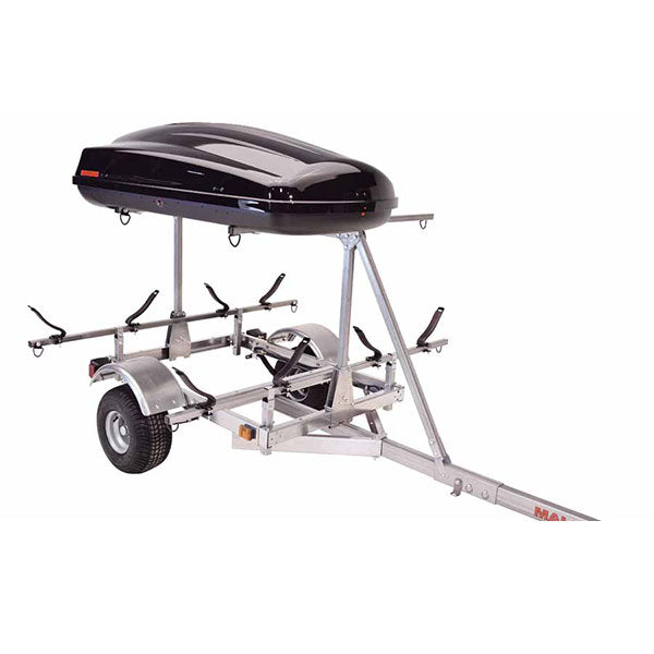 Malone LowMax 2 Kayak w/ Cargo Box Trailer Package