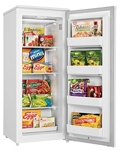 Danby Designer Energy Star 8.5-Cubic Feet Upright Freezer in White, DUFM085A4WDD