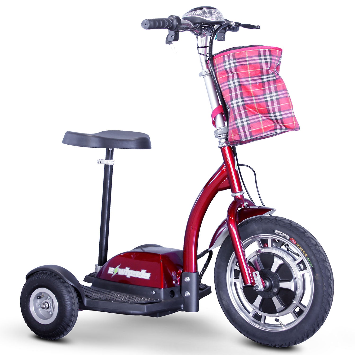 EWheels EW-18 Stand-in-Ride 3-Wheel Folding Mobility Scooter