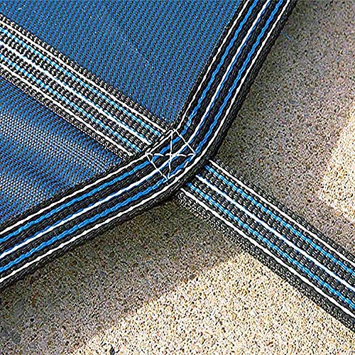 Yard Guard 16 x 32 + 8' Center End Steps Pool Safety Cover, Green | DG163258S