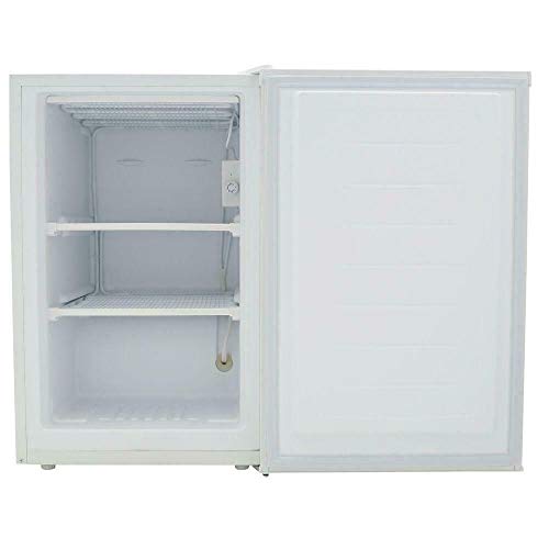 IM VERA MCUF3W2 3 Cubic Ft Deep Small Mini Adjustable Upright Freezer, White