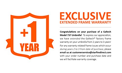 Galtech 9-Foot (Model 737) Deluxe Auto-Tilt Umbrella with Antique Bronze Frame and Sunbrella Fabric Forest Green (Includes Extended Frame Warrantee)