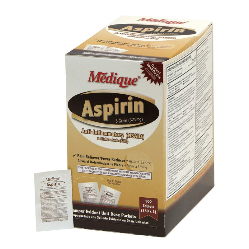 Medique 325mg Aspirin Tablets