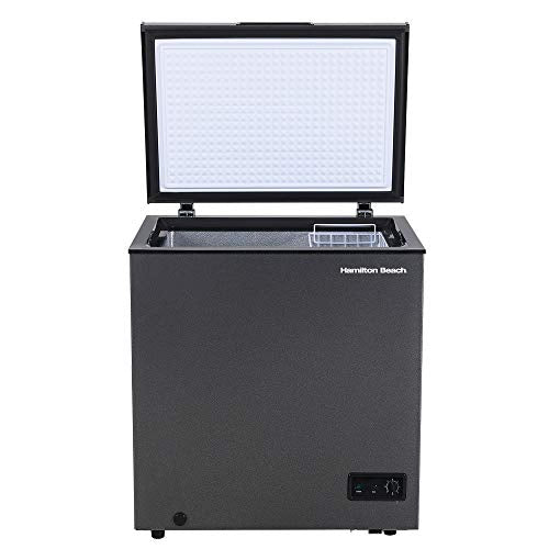 Hamilton Beach, HBFRF513 Chest Deep Freezer, 5 Cu. Ft. Capacity, Granita Design