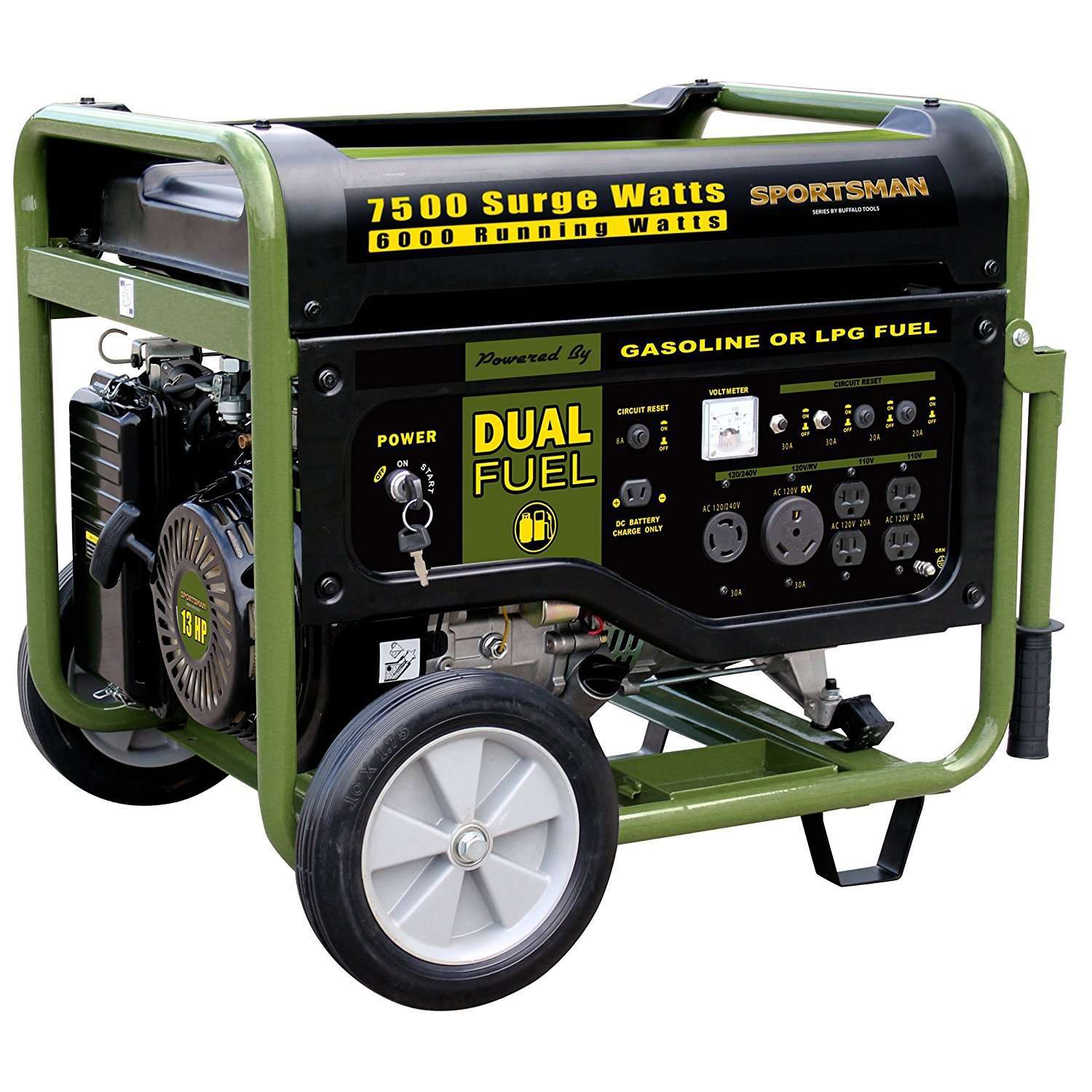 Sportsman GEN7500DF 6000W/7500W Dual Fuel Generator New