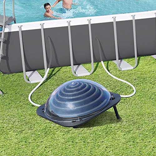 VINGLI Solar Pool Heater Above Ground Domed Solar Powered Swimming Pool Heater Contour Pool Heating Coil