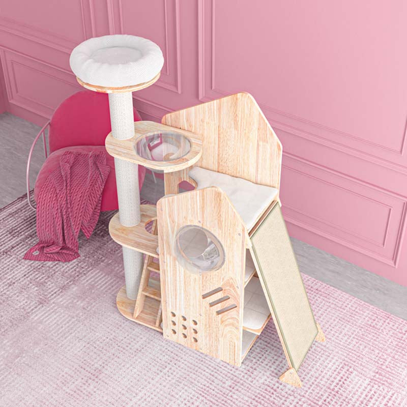 Castle and Slide Cat Tree