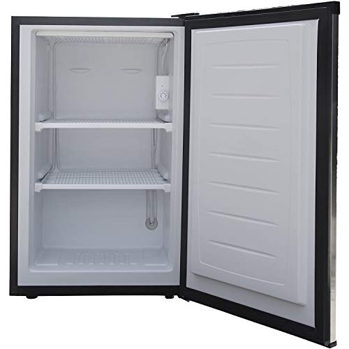 Hicozy MCUF3S2 3.0 cu. ft. Upright Freezer in Stainless Steel