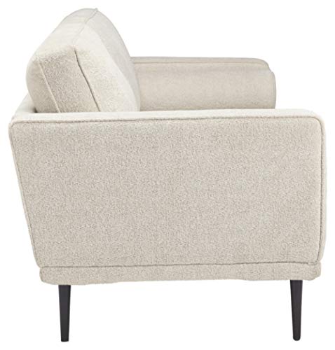 Signature Design by Ashley - Caladeron Mid-Centry Sofa, Off-White