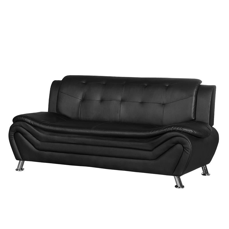 Gilan Faux Leather Living Room Sofa