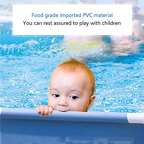 Frame Pools Rectangular Frame Swimming Pool Metal Set Small Family Swimming Pool with Water Pump PVC Material