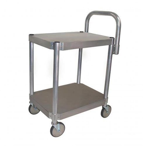 PVI Food Service Aluminum 2-Shelf Utility Cart