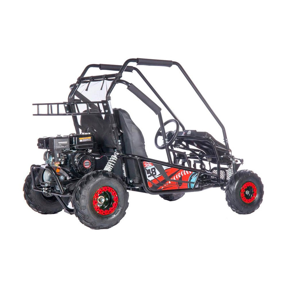 MotoTec Mud Monster XL 212cc 2 Seat Go Kart Full Suspension