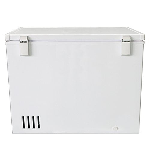 DUURA DCF7 Heavy Duty Commercial Sub Zero Chest Freezer Locking Lid NSF Garage Ready, 7 Cubic Feet 198 Liter 37.8 Inches Wide, White