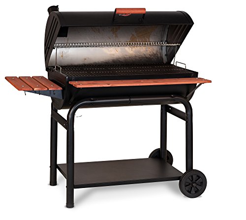 Char-Griller 2137 Outlaw 1063 Square Inch Charcoal Grill / Smoker