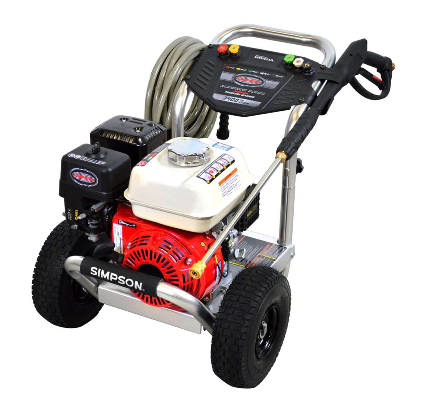 Simpson ALH3425 Aluminum 3400 PSI 2.5 GPM Honda GX200 Gas Pressure Washer Manufacturer RFB