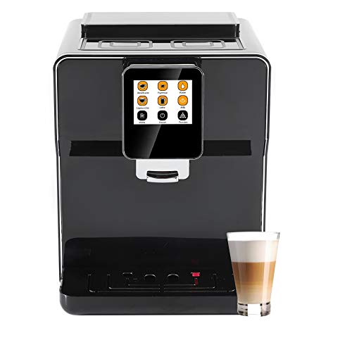 Hanchen Super Automatic Espresso Machine Coffee Maker Touch Screen 19 Bar 1.8L One Touch Americano Espresso Cappuccino Latte Maker