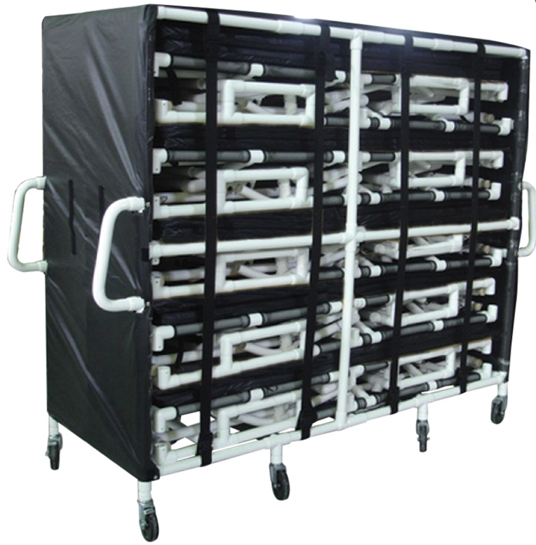 MJM Emergency Preparedness 10 Pack Bed Cart