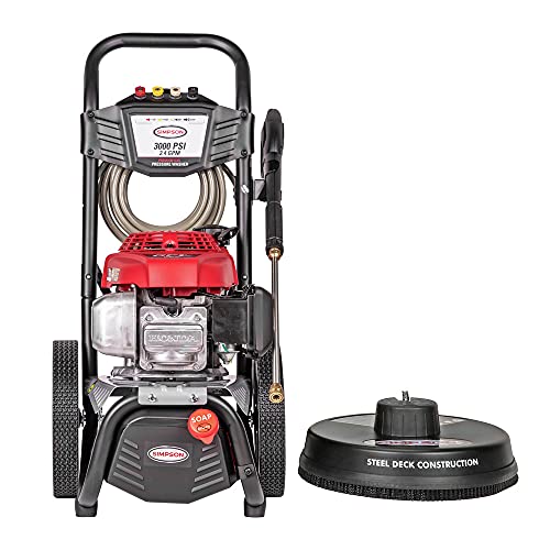 Simpson 60808 MegaShot 3000 PSI 2.4 GPM Premium Gas Pressure Washer