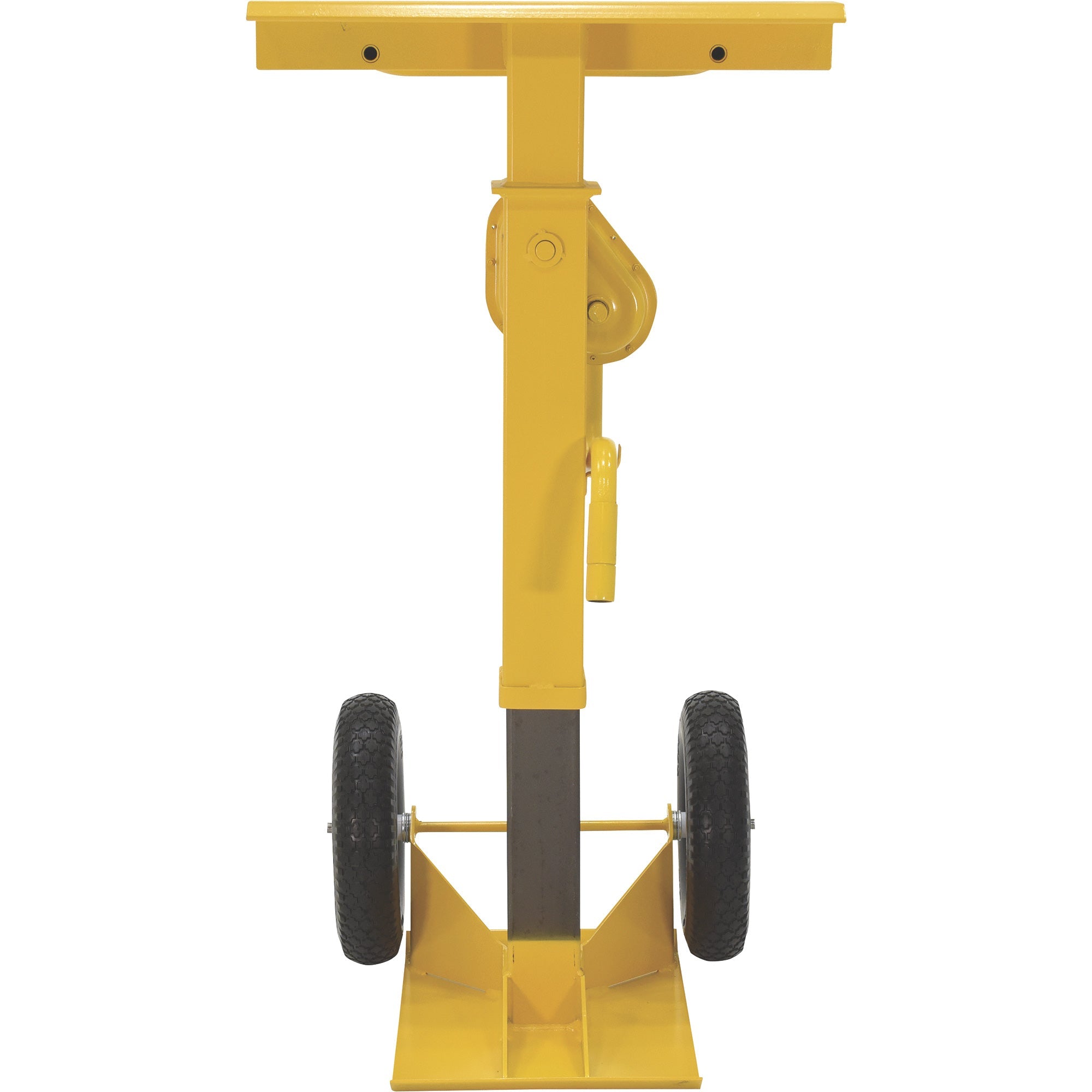 Vestil CJ-BEAM-SN Steel Stabilizing Jack with Solid Foam Wheels 50,000 Lb. Capacity Yellow New