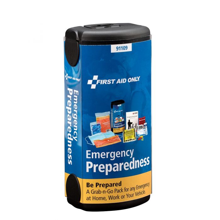 First Aid Only Emergency Preparedness Grab-and-Go Pod (Case of 12)