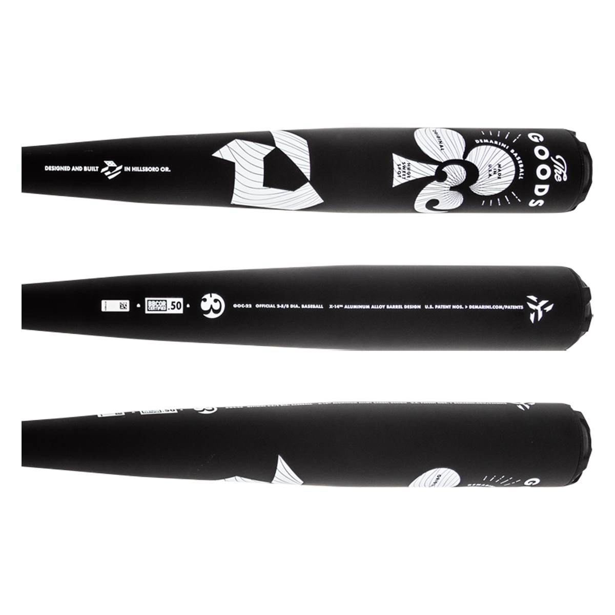 2022 DeMarini The Goods ONE BBCOR Baseball Bat: WTDXGOC22