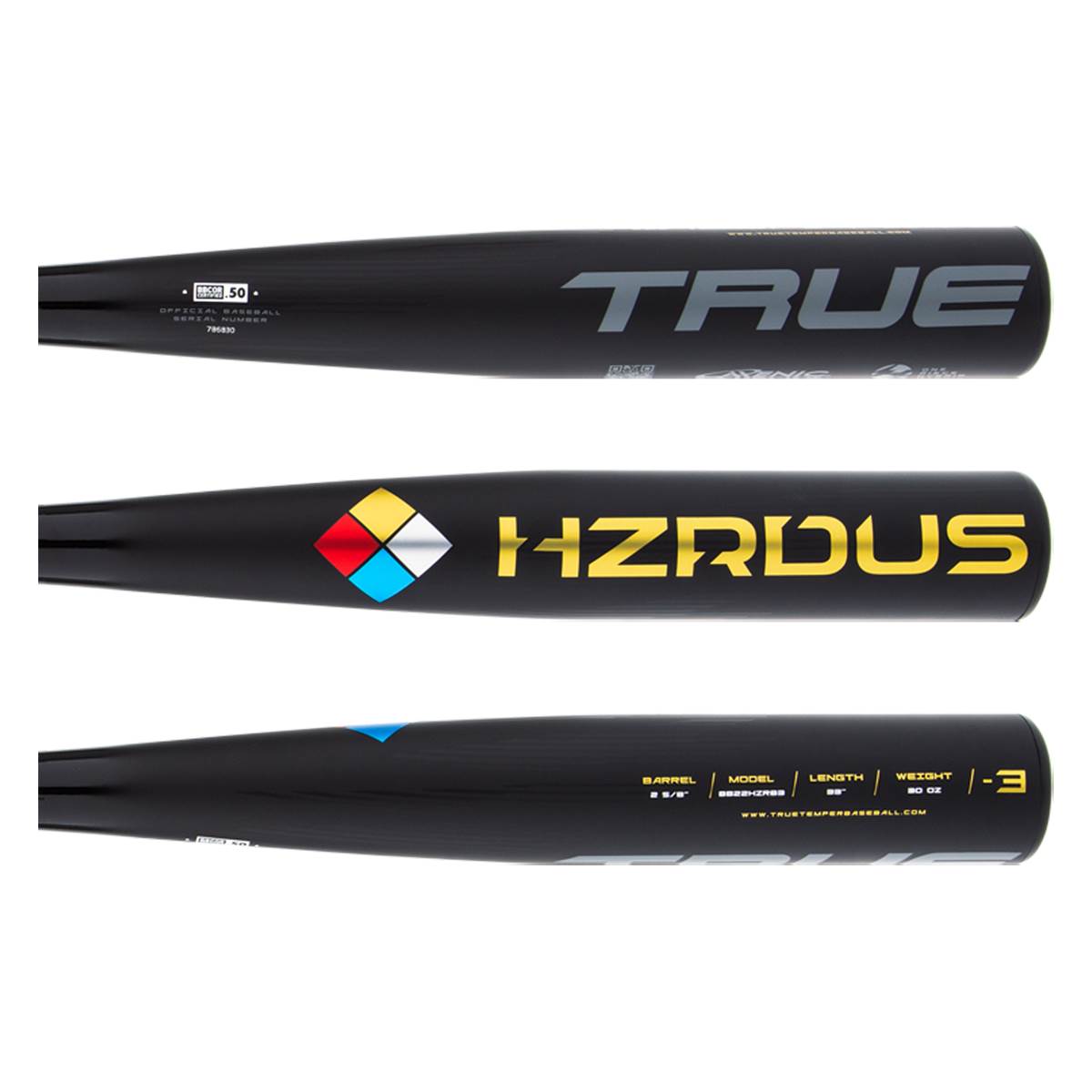 TRUE TEMPER HZRDUS BBCOR Baseball Bat: BB22HZRB3