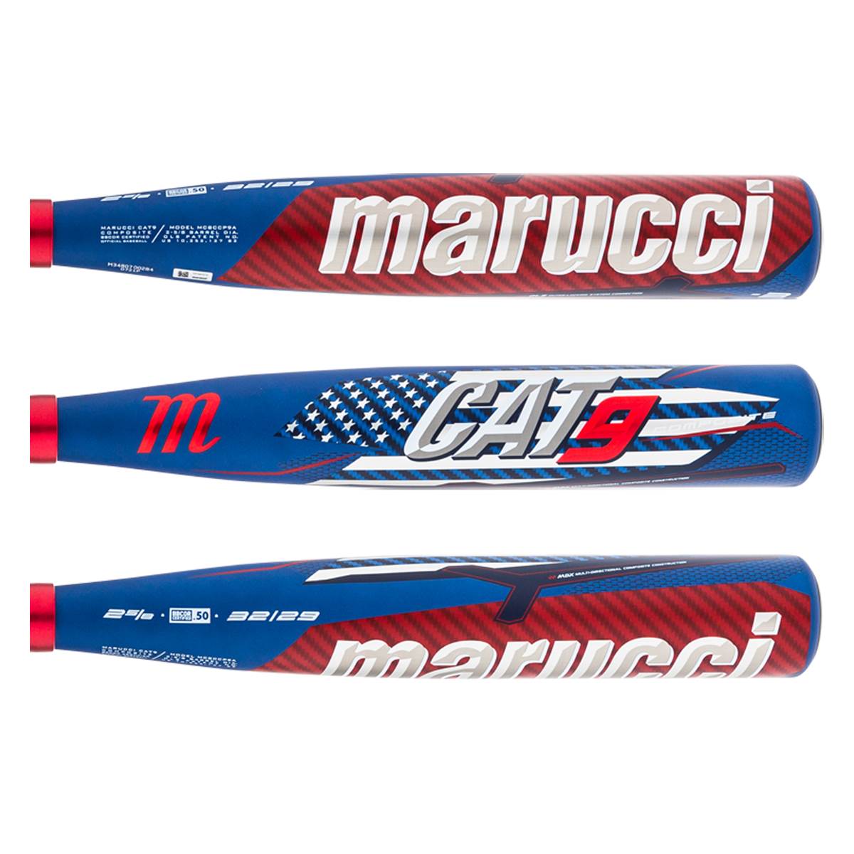 2022 Marucci CAT9 Composite Pastime BBCOR Baseball Bat: MCBCCP9A