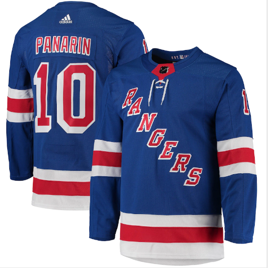Men New York Rangers Artemi Panarin #10 NHL Jersey